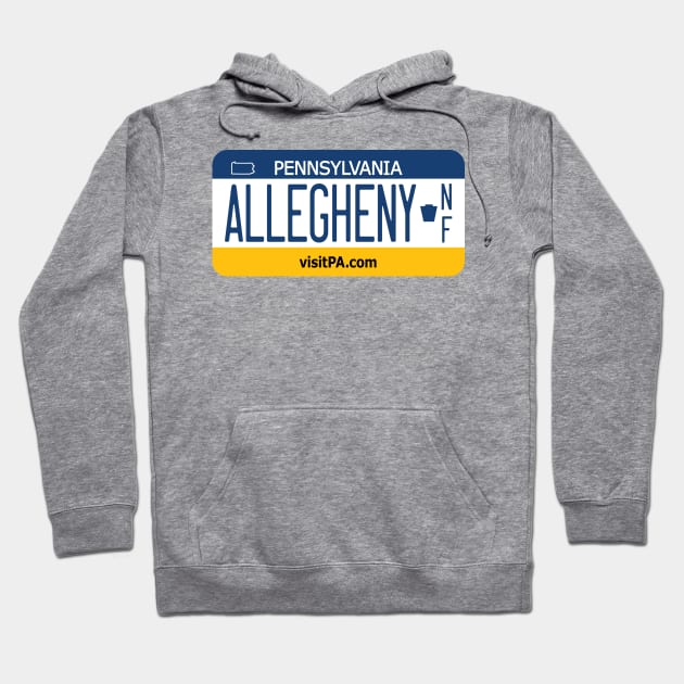 Allegheny National Forest license plate Hoodie by nylebuss